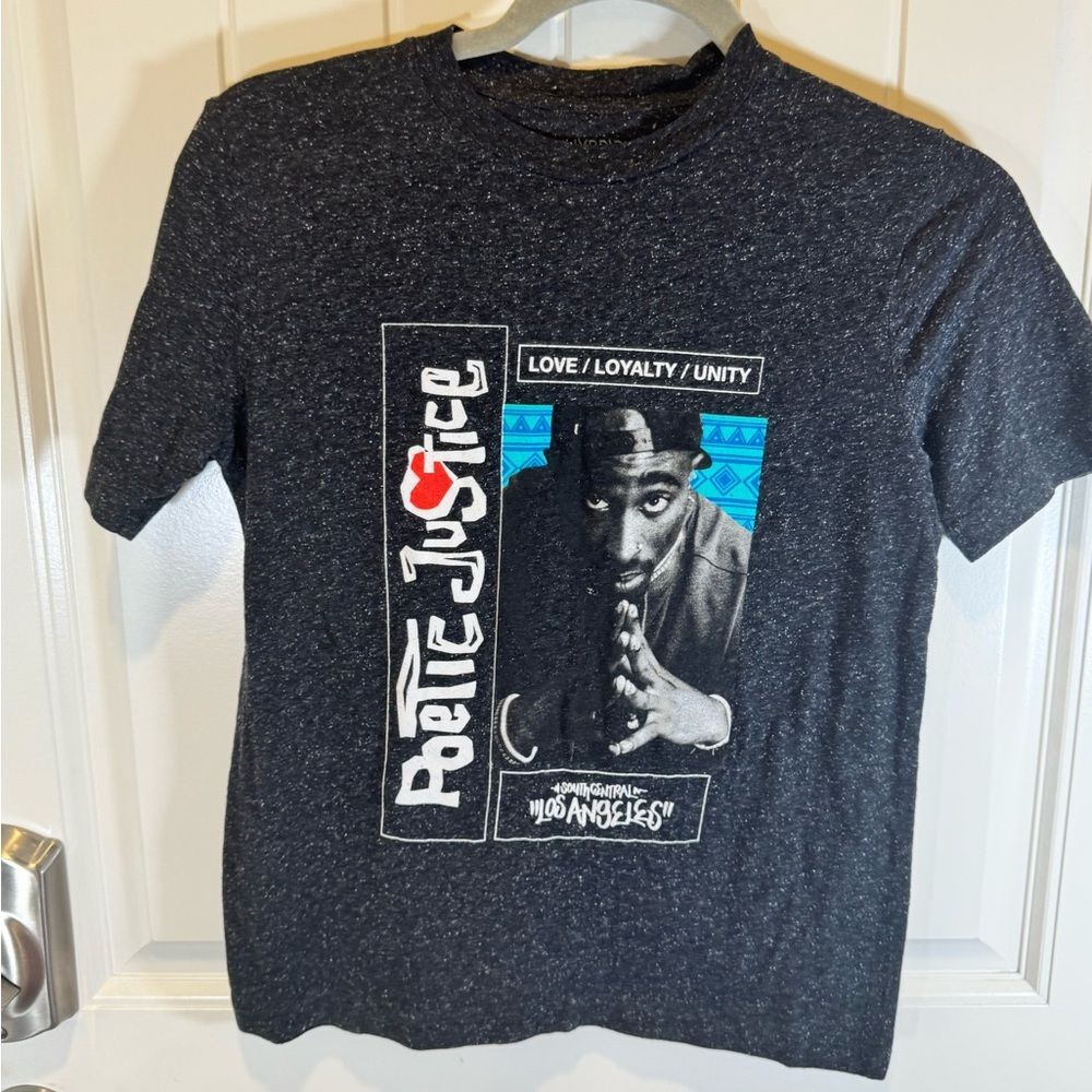 Poetic Justice Tupac Juniors Medium Movie Tee (runs small)